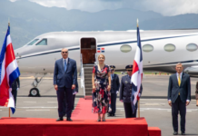 Presidente Abinader llega a Costa Rica para participar en actos de transmisión de mando presidencial de Laura Fernández Delgado. Otras Noticias Presidenciales