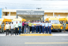 Fuerza Aérea recibe autobuses eléctricos para fortalecer el transporte escolar del Colegio Nuestra Señora del Perpetuo Socorro