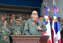 Jefe de la Fuerza Aerea Dominicana planteo su línea de trabajo durante la primera formación general como Comandante de la FARD